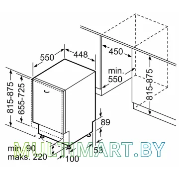 Посудомоечная машина Bosch Serie 4 SPV4EMX25E картинка 8